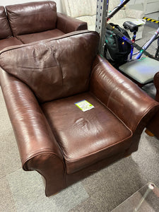 Leather armchair (2 available)